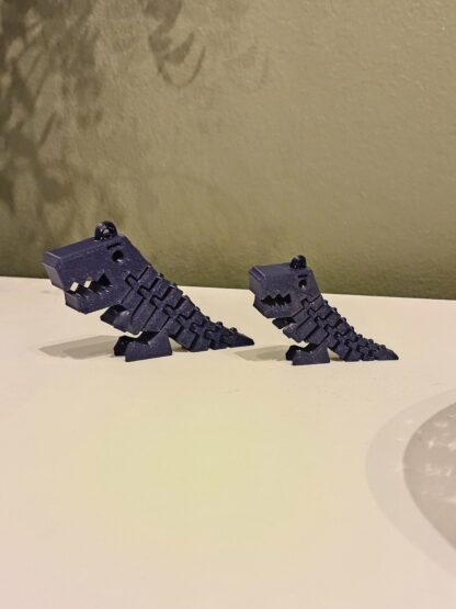 Fleksibel T-Rex Nøkkelring